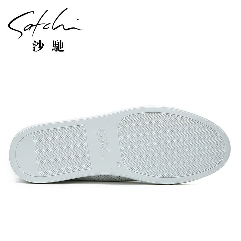 Breathable Full Grain Leather Lace-Up Casual Shoes Men With Rubbery Sole | Обувь