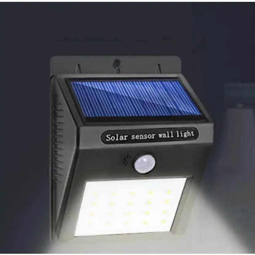 

Waterproof Solar Lamp 20 LEDs Motion Sensor LED Solar Light Solar Panels Power Garden Light Outdoor Pathway Sense Wall Lighting