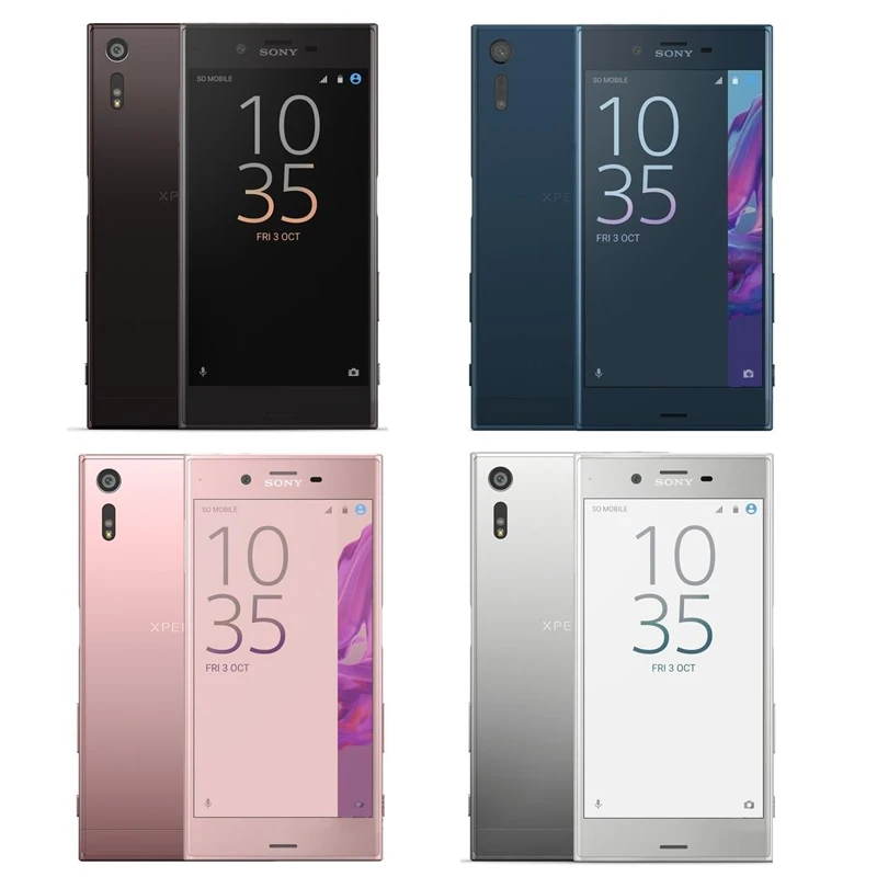 Разблокированный sony Xperia XZ F8331 GSM 4G LTE ram 3GB rom 32GB quad core Android 5," 23MP отпечаток пальца gps wifi 2900mAh