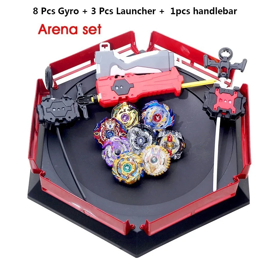 Takara Tomy все топы Bey Bay Burst набор пусковых установок Gt God Blade Blades Burst высокая производительность Battling Top Toys дети Bables Arena - Цвет: 8pcs 003