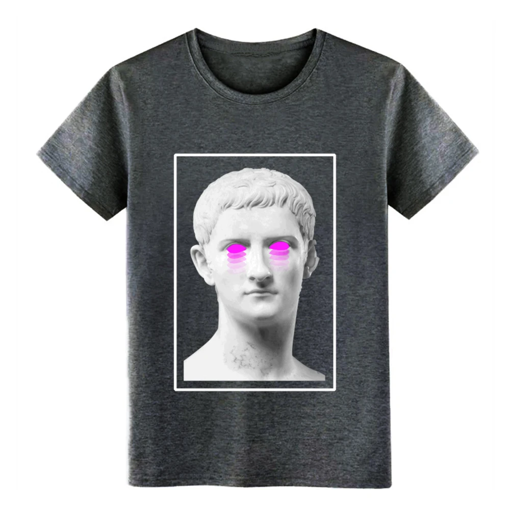 Мужская Эстетическая греческая бюст | Vaporwave футболка трикотажная 100% хлопок плюс