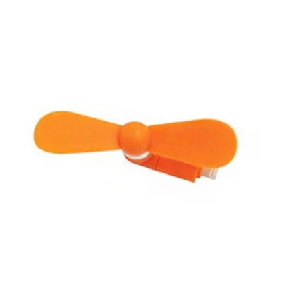 orange Портативный 5 в мини USB Вентилятор Кулер ручной телефон охлаждающий вентилятор для samsung Xiaomi Android смартфон для IPhone 5 6 6s 7 Plus - Цвет: orange