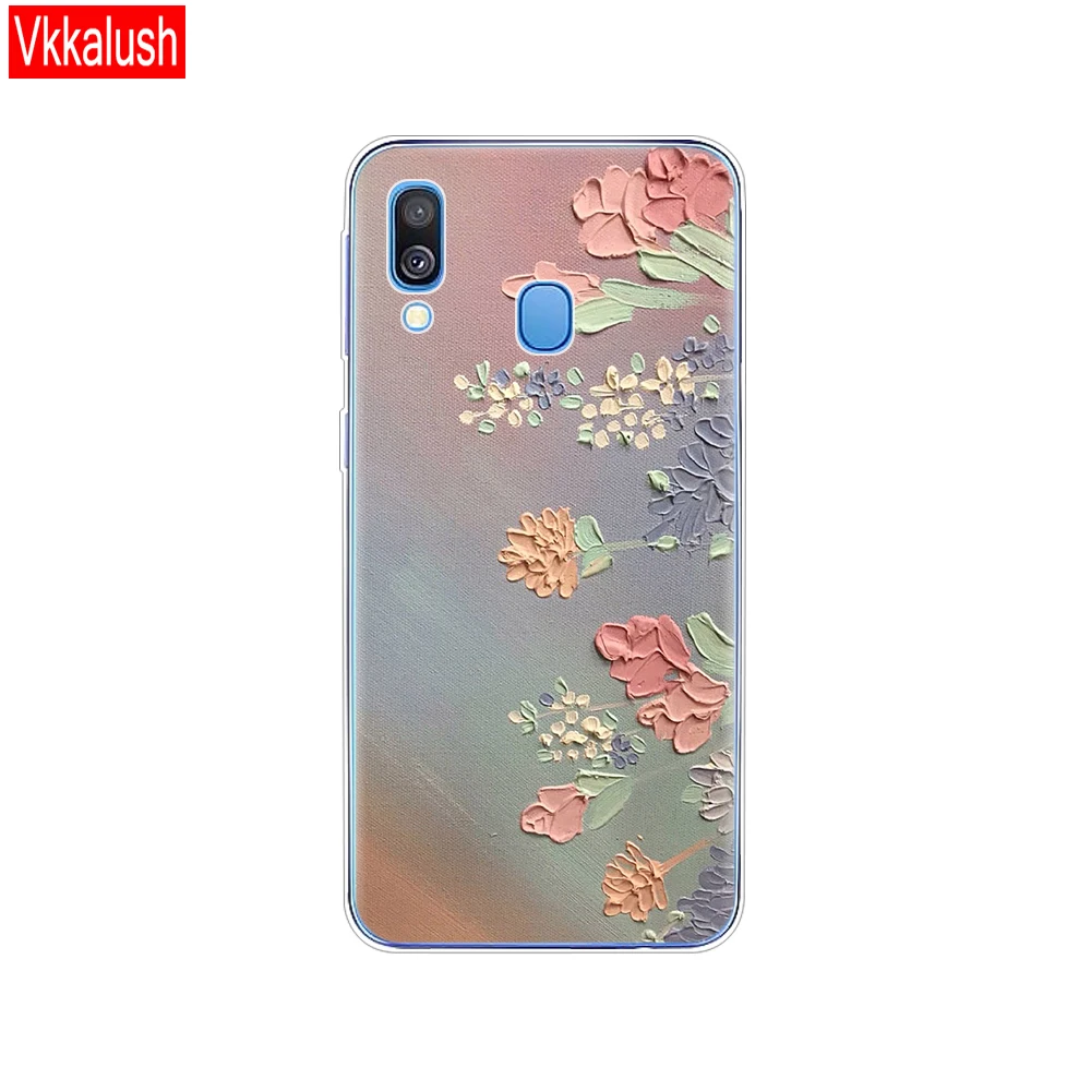 80102 Чехол для телефона, чехол для samsung A40, мягкий силиконовый чехол на заднюю панель для samsung Galaxy A40 A405, SM-A405F, A405F, мультяшная задняя крышка - Цвет: 80102