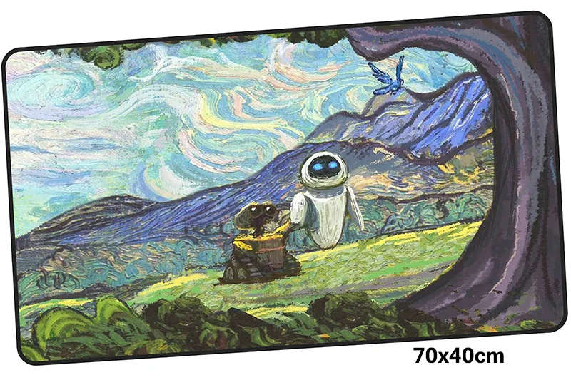 Size 700x400X3MM Ван Гог геймерский коврик для мыши 700x400X3 мм игровой коврик для мыши Большой HD блокнот с рисунком pc Аксессуары для ноутбука padmouse эргономичный коврик - Цвет: Size 700x400X3MM