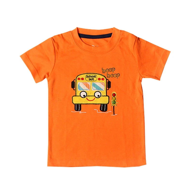 Летняя футболка для маленьких мальчиков и девочек Детские хлопковые топы с