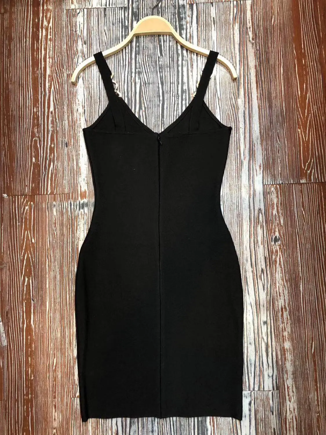 Женское Бандажное платье черное из вискозы для вечеринки ночного клуба лето
