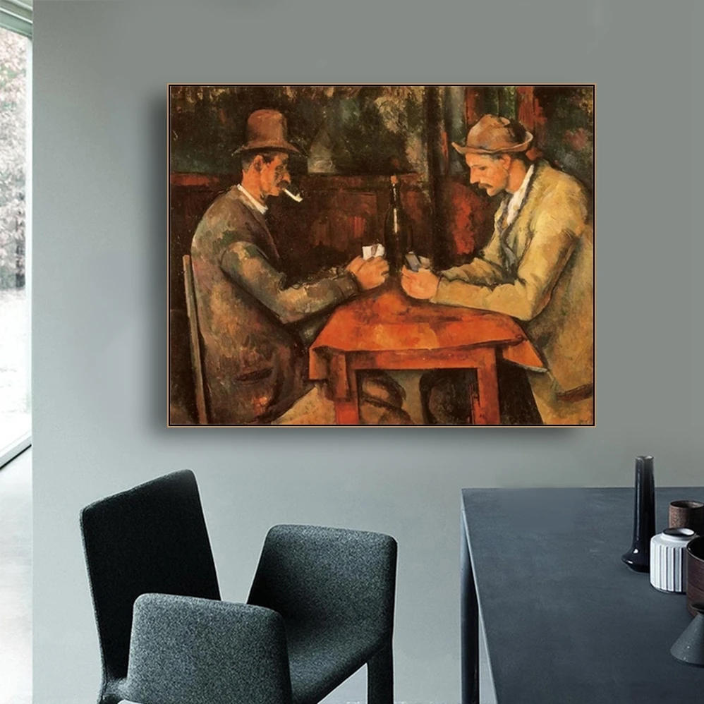 Карты игроков известный холст живопись каллиграфия Плакат Печать Гостиная Декор