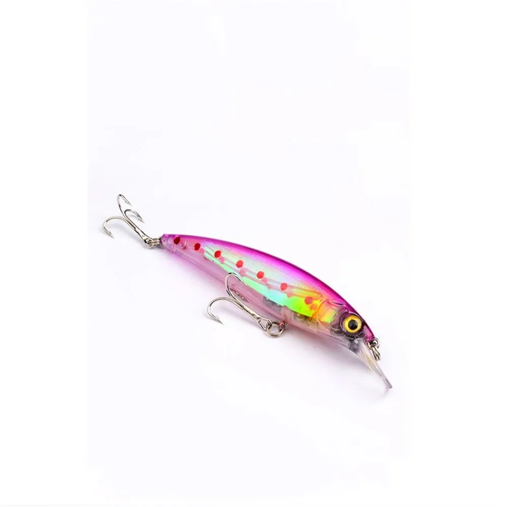 FISHINAPOT 1 шт. рыболовные приманки 3D глаза плавающий лазерный гольян 11 см 13,5 г реалистичный твердый воблер кренкбейт рыболовные снасти isca