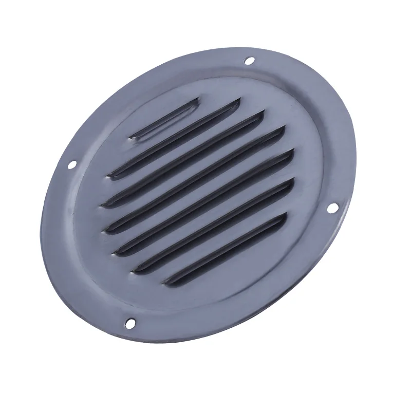 

5" Round Louvre Air Vent Ventilation Ventilator Grille Cover S.S Marine 10 pieces