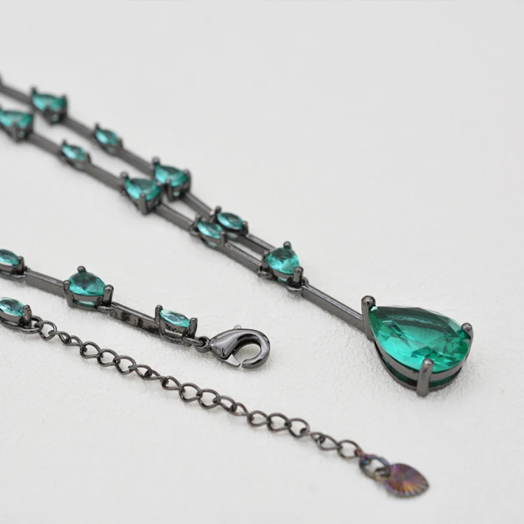 

New Personality New Fashion Style Simple Ladies Party Zircon chain necklace