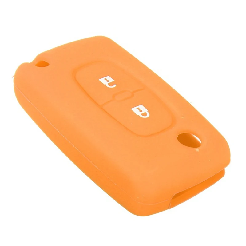 AUTO -2 Button Remote Key Case Holder Protect Cover For Peugeot 206 207 307 308 Silicone | Автомобили и мотоциклы