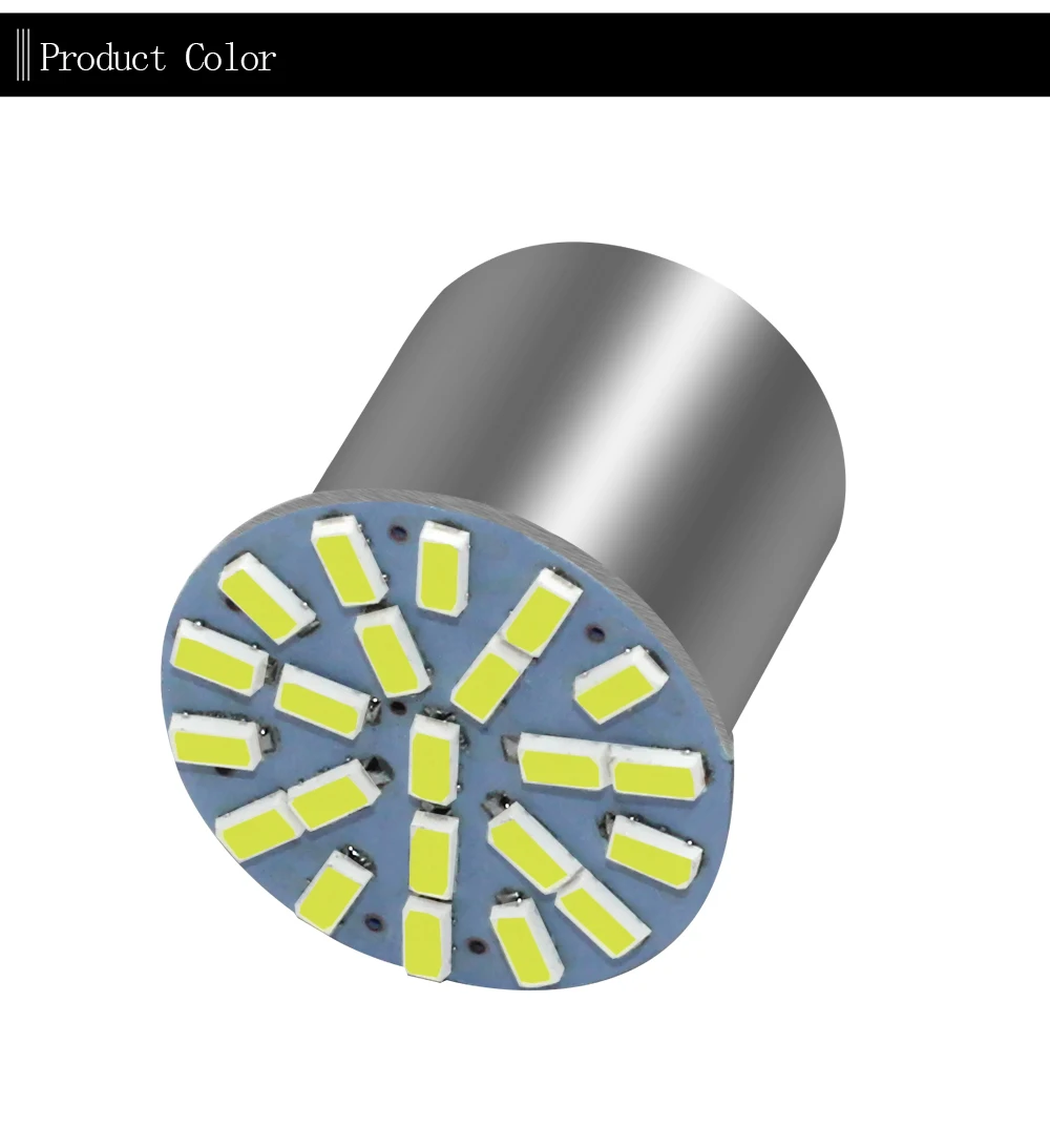 Лидер продаж 12V 1156 1157 22SMD P21W BA15S BAY15D светодиодный автомобильная лампа авто передний стоп-сигналы поворота фонари Габаритные светодиодные лампы накаливания