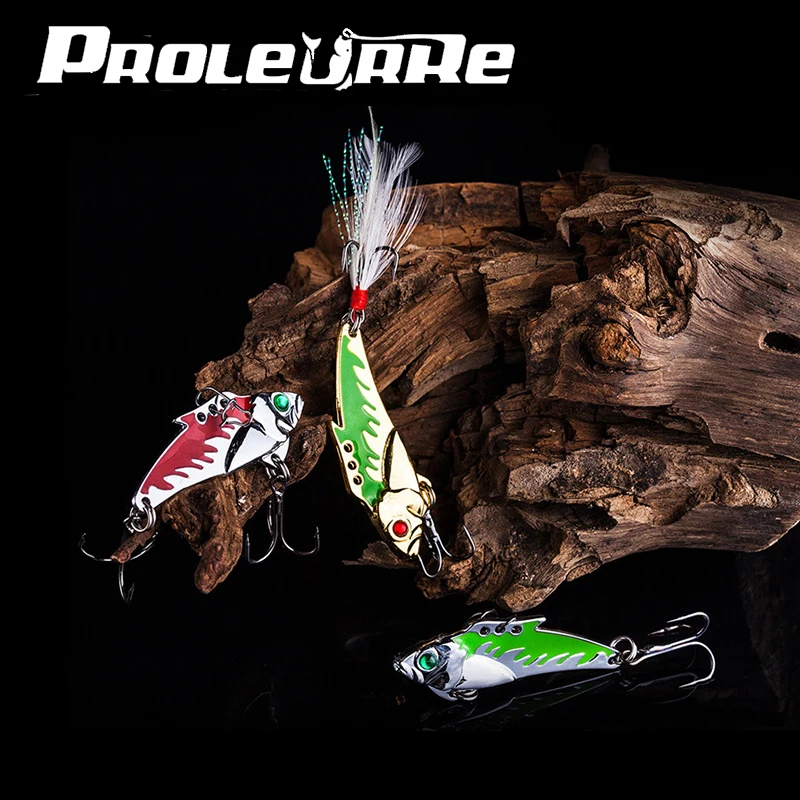 

1Pcs VIB Vibration Bait 5cm 7.5g Rotate Spoon Fishing Lure Bass Winter Fishing tackle Artificial Metal Cicada Baits Pesca