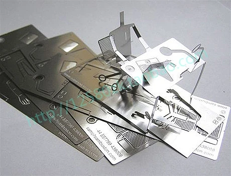 3D cutout metal personalized quality business card