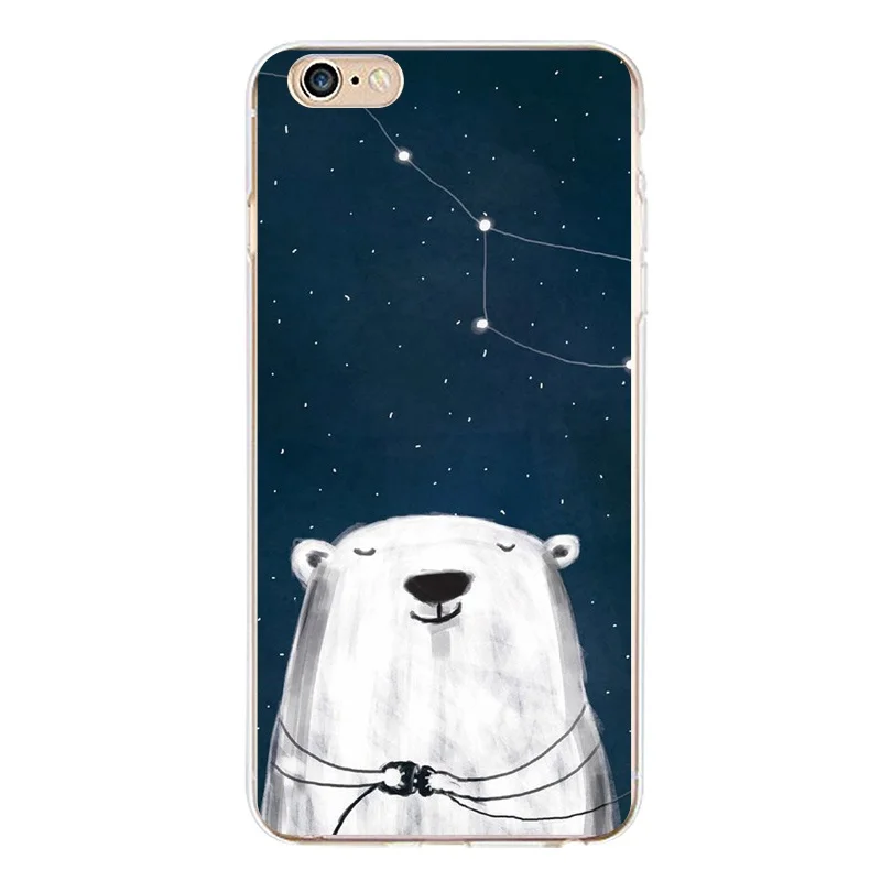 Модный мягкий прозрачный чехол из ТПУ для iPhone 4/4S 5 5S 6 6plus 7 8plus x бесплатная доставка