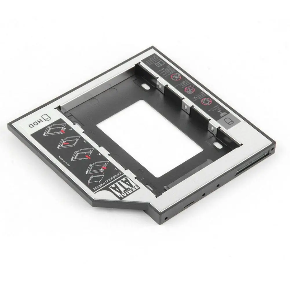 

12.7mm Universal SATA 2nd HDD SSD Hard Drive Caddy for CD/DVD-ROM Optical Bay