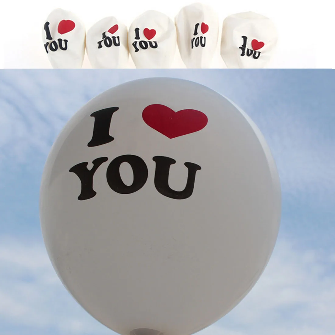 Хит продаж! 12-дюймовый латексный воздушный шар с жемчугом я люблю тебя