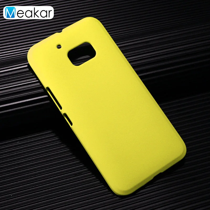 yellow Матовый пластиковый чехол для телефона для Htc 10 чехол для Htc 10 стиль жизни чехол-лента на заднюю панель - Цвет: yellow