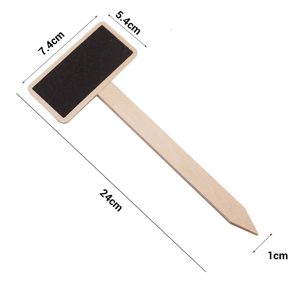 10 шт. садовые ярлыки мини деревянная доска для досок растения украшения Т