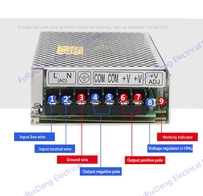 5v источник питания DC7.5V, 12 V, 15 V, 18 V, 24 V, 27 V, 48V Блок питания импульсный источник питания 120W источник переменного тока DC 24 вольт СИД SMPS