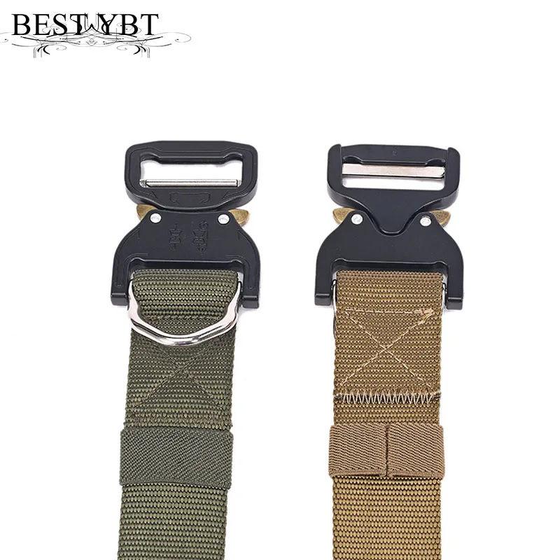 

Best YBT Unisex belt Multifunction Alloy Insert buckle Men belt Outdoor combat training army fan casual cowboy belt Men & Women