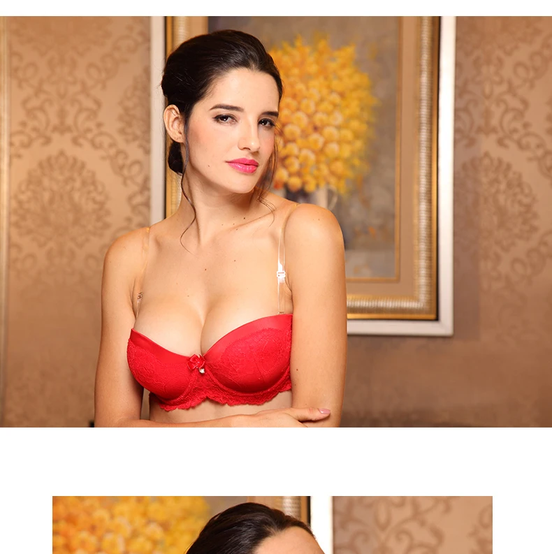 Lilymoda, женское нижнее белье, кружевной бюстгальтер с жемчужинами, трусики, красный бюстгальтер, набор, сексуальные стринги, бесшовное нижнее белье, пуш-ап бюстгальтер