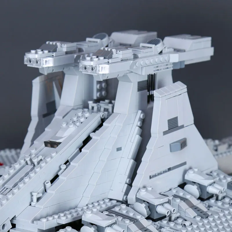 6125 шт. классический UCS ST04 Республика Cruiser 05077 Звездный Разрушитель забавные