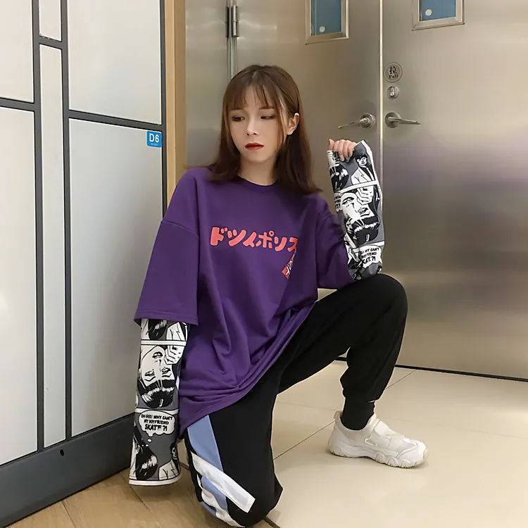 Демисезонная женская одежда из двух предметов Женские топы с длинным рукавом