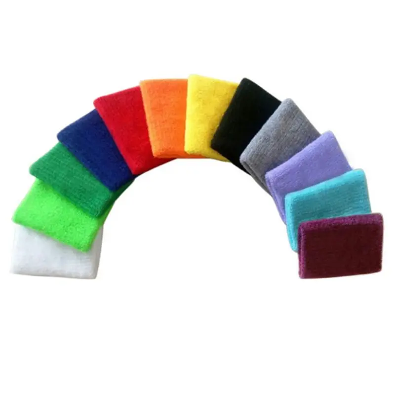 1 шт. яркие красочные унисекс спортивные браслеты полотенце Sweatband поддержка