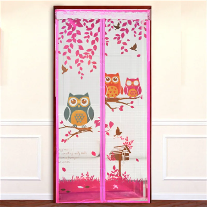 Бесплатная доставка мультяшная мягкая пряжа летняя занавеска от комаров