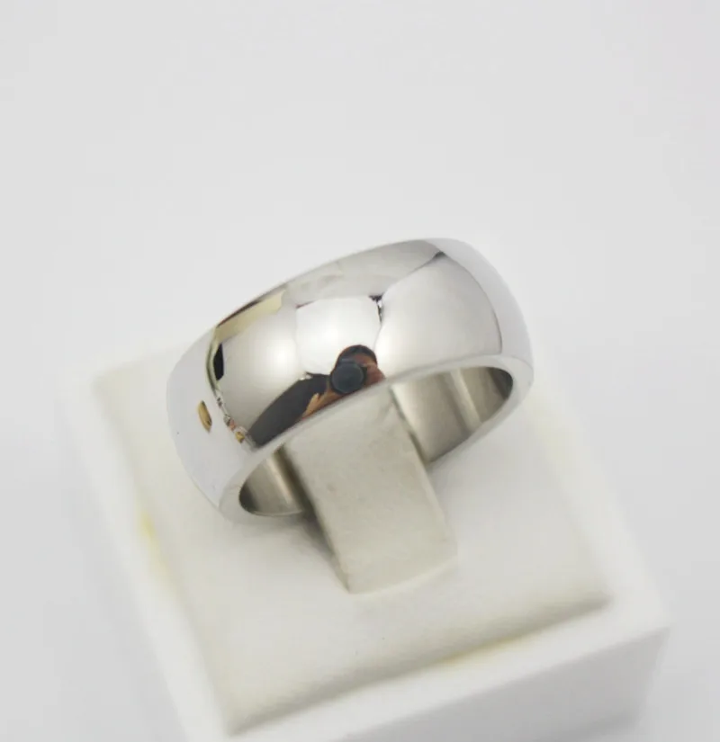 Обручальное кольцо унисекс из нержавеющей стали золотистого цвета размеры 7 8 9 10