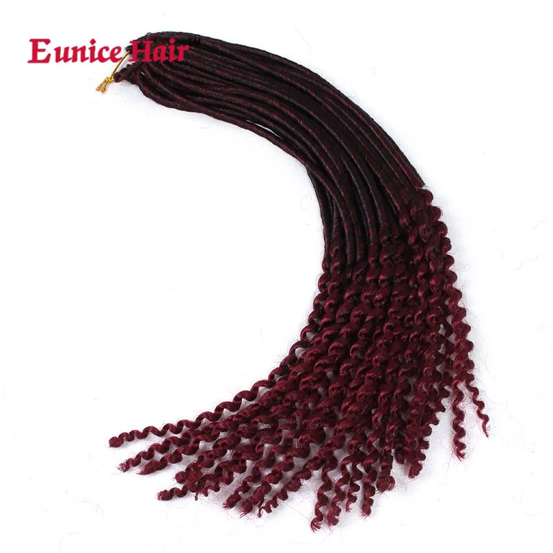 24 пряди 22 &quotСинтетические богини Locs Eunice крючком волосы для наращивания Faux