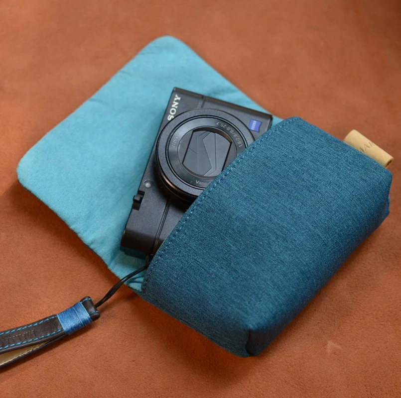 Нейлоновая сумка для хранения камеры Roadfisher Sony RX100 RX100II RX100M2 M3 M4 M5 Canon G7X G7X2 G9X Panasonic LX10