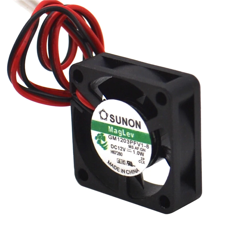 Магнитный Подвесной охлаждающий вентилятор 10 шт./лот для SUNON 12V 1 0 W GM1203PFV1-8 30mm 2 line