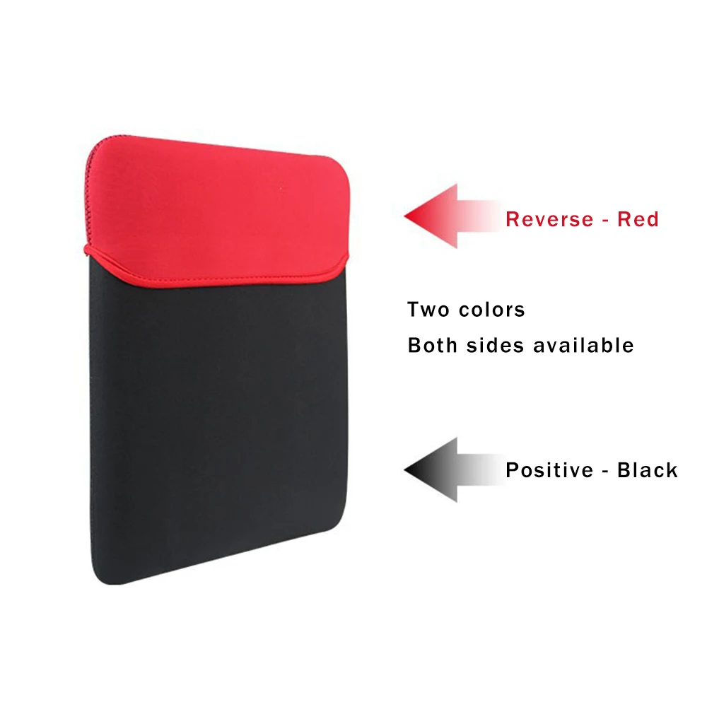 New Case Tablet Sleeve 7 / 8 / 9 / 9.7 /10 /12 /13 /14 /15 inch Neoprene Pouch Protective Case for Tablets PC Notebook Computer images - 6