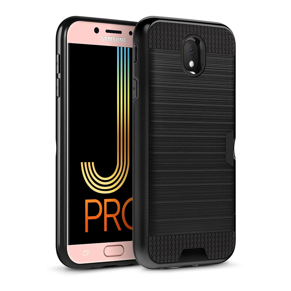 Для samsung Galaxy J7 2017 чехол для Pro резиновый бампер оболочка металлический цвет