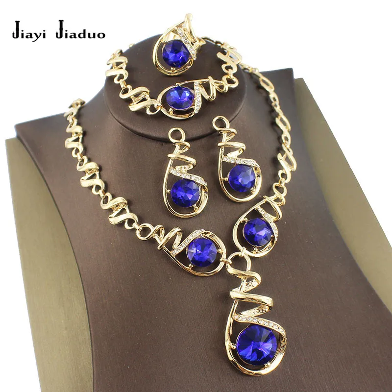 Jiayijiaduo Африканский бисер комплект ювелирных изделий нигерийские бусы ожерелье набор ювелирных изделий наборы для женщин свадебное платье аксессуары красный