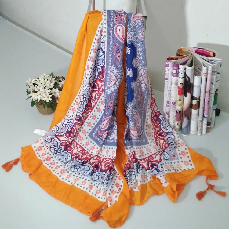 2016 новые геометрические фантазии печатных хиджаб платки и шарфы мусульманские