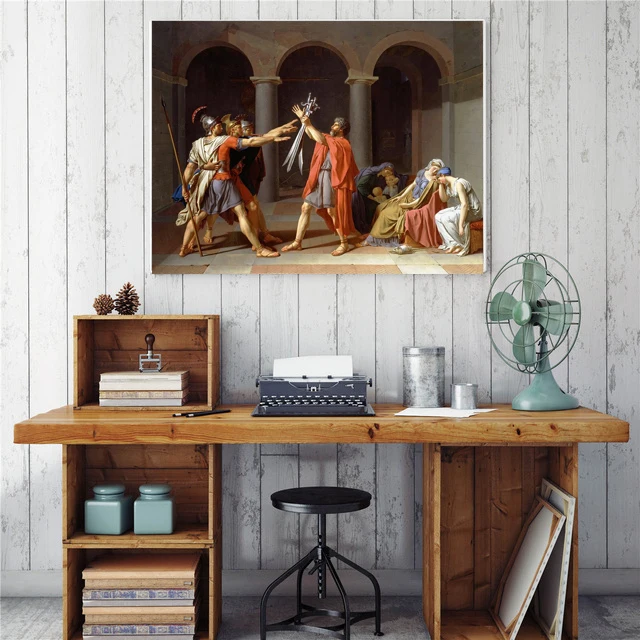 Винтажный художественный холст с надписью клятва горания картина в европейском