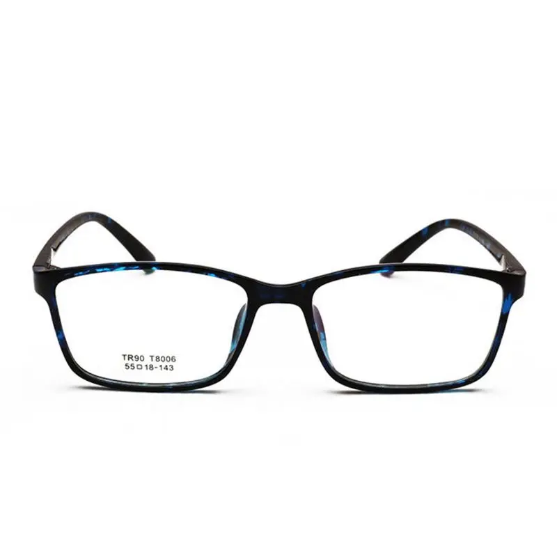 

KESMALL Newest Fashion Prescription Diopter Glasses Brand Design Men Women Retro TR90 Spectacle Frame With Myopia Lens XN769P