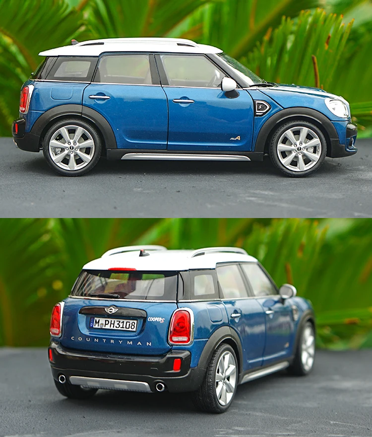 Высокое моделирование 1:18 земляк мини cooper S цинковый сплав модель, расширенная коллекция и подарок модель автомобиля украшения