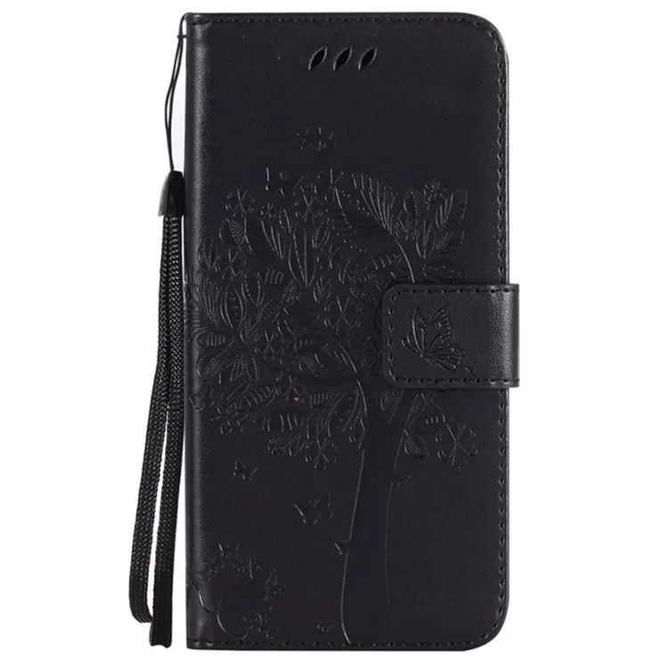 Коричневый Кожаный чехол-книжка для iphone 6, 6 S, чехол для iphone 4, 4S, 5, 5S, 7, 8 Plus, X, XS, max, SE, XR, рельефный кошелек, чехол-подставка, чехол для телефона - Цвет: Коричневый