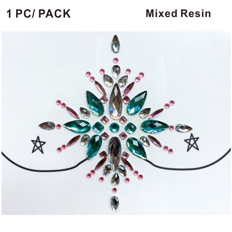 CG1803 модные украшения для верхней груди алмазные наклейки на соски временные