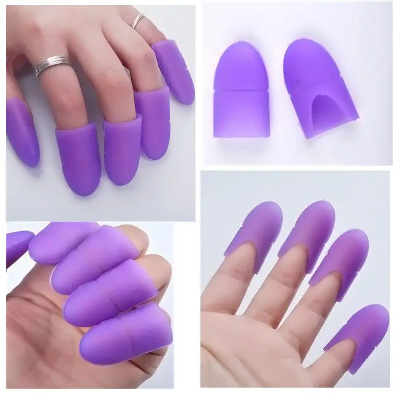 

5pcs Nail Art Gel Nail Polish Remover Wrap Tips Gel Varnishes Remover For Manicure Wrap Tips UV Gel Soak Off Cap Manicure Tools