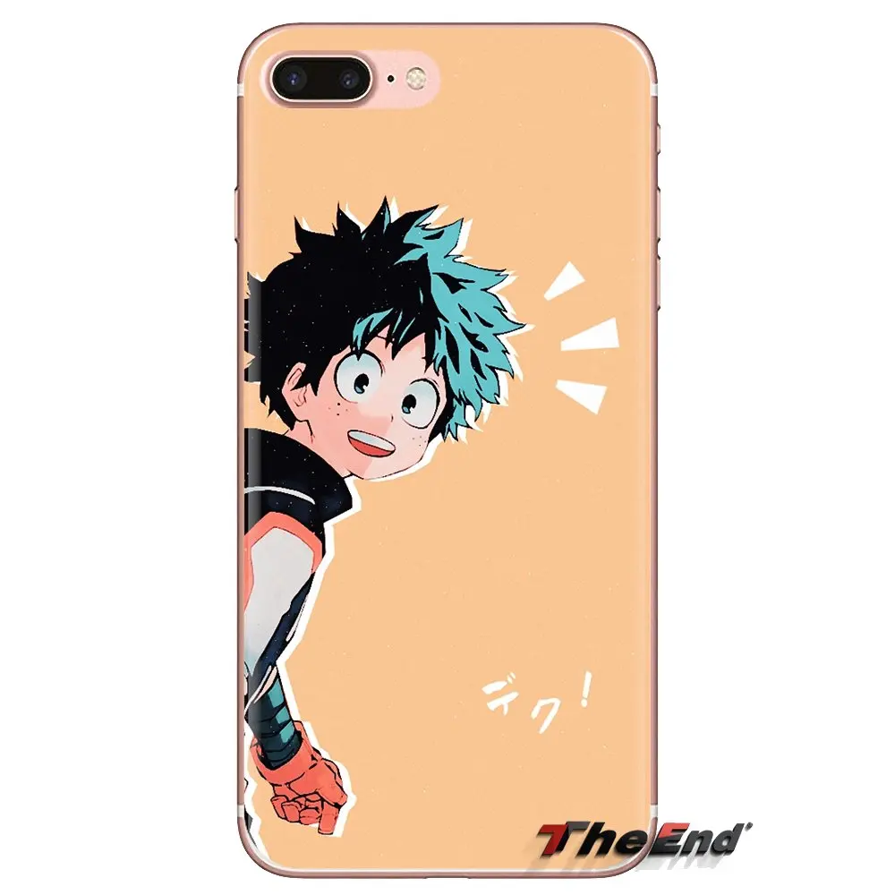 Прозрачный ТПУ чехол для Samsung Galaxy A3 A5 A7 A9 A8 Star A6 Plus 2018 2015 2016 2017 My Hero Boku no academic deku |