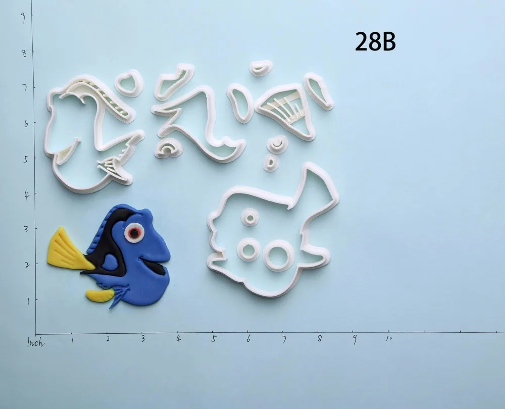 В поисках Немо персонажа формочка для печенья на заказ 3D напечатанная форма