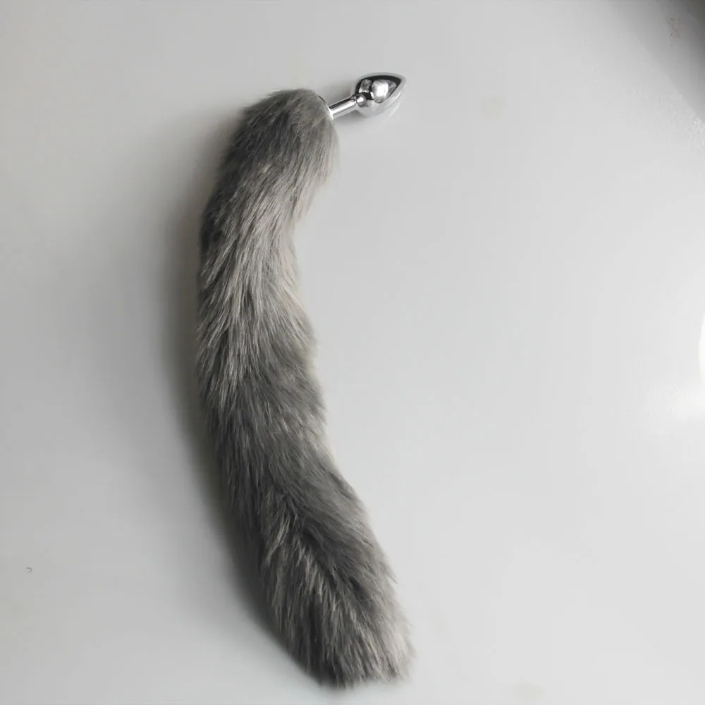 Анальная пробка в виде лисьего хвоста для стимуляции точки G|tail butt anal plug|fox tail butttail