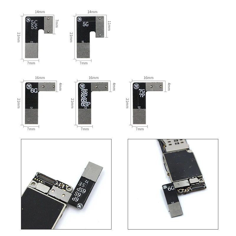 1 шт. DC питание телефон ток тест Conector доска для iPhone 5 5S SE 6G 6S Plus 7 7plus ремонт разъем