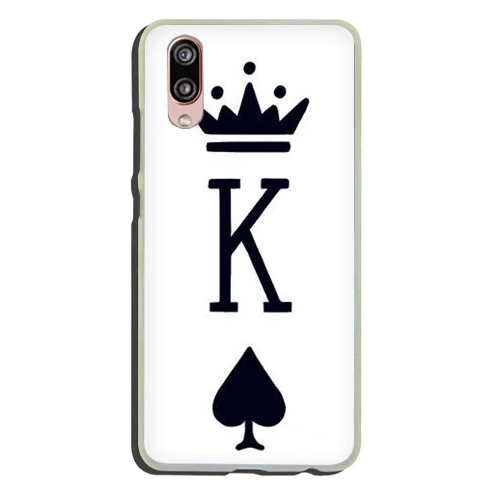 Жесткий чехол для телефона King queen для влюбленных пар для huawei P30 P20 P8 P9 P10 Lite Mini Pro P smart Plus - Цвет: H7