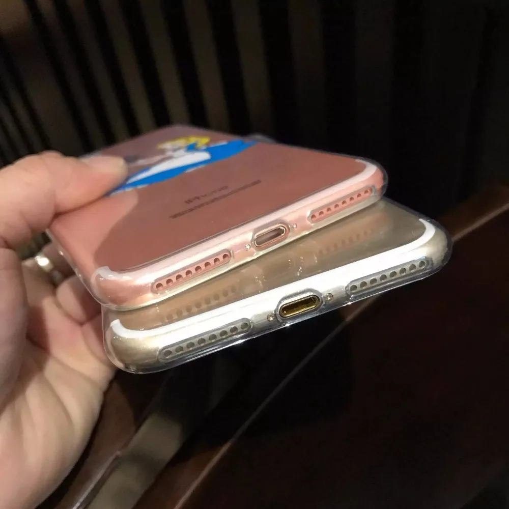 Роскошные Силиконовые ТПУ Девушка с рисунком чехол для Apple iPhone 7 плюс 6 6S 5 5S SE